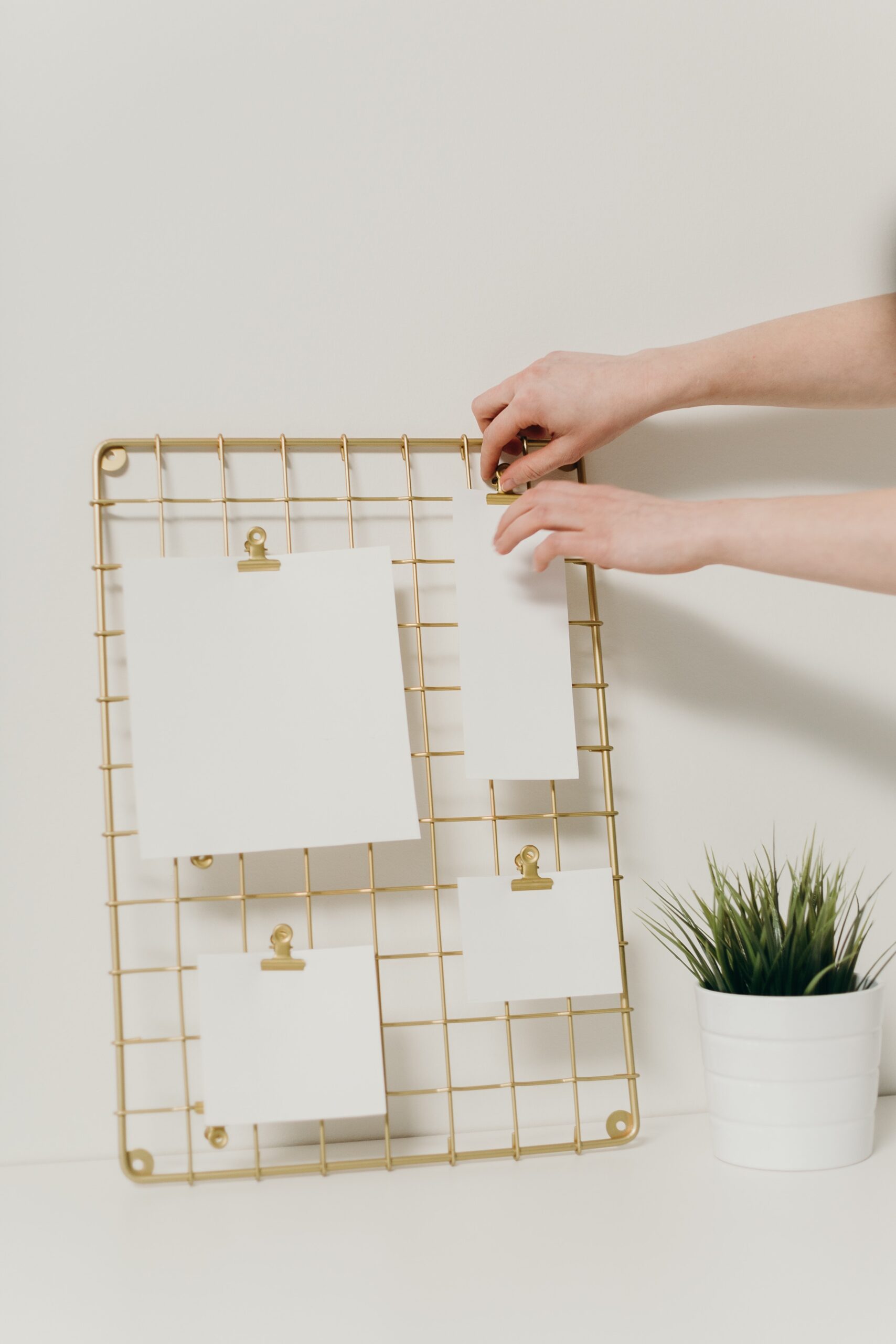 putting together the layout of your photography portfolio