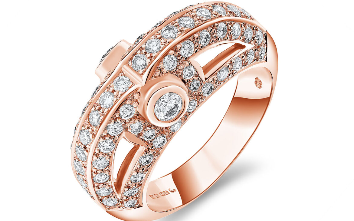 rose gold ring jewellery photography