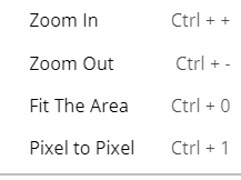 Zoom and fit to screen shortcuts for Adobe Photoshop
